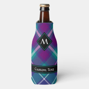 Grüner, Lila und blauer Tartan Flaschenkühler