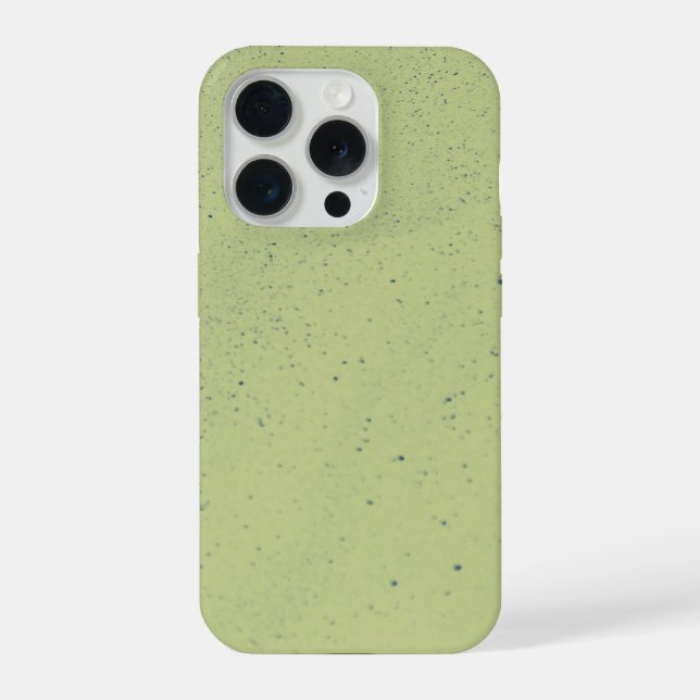 Grüner Limonensand iPhone 15 Pro Hülle (Rückseite)
