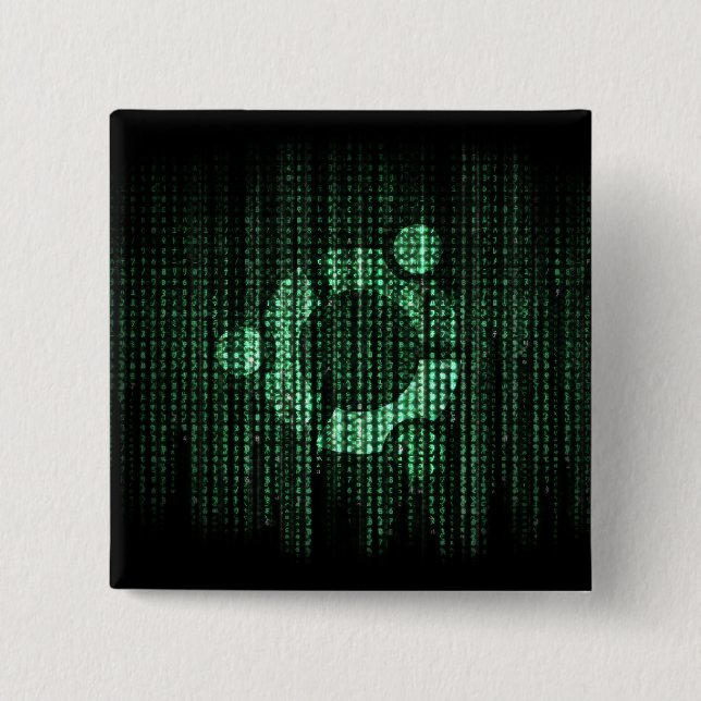 Grüner Linux-Anschluss Button (Vorderseite)
