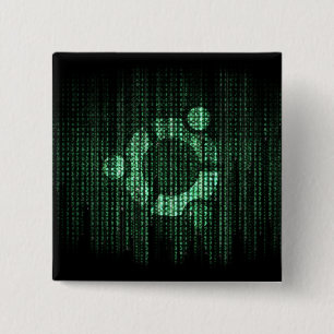 Grüner Linux-Anschluss Button