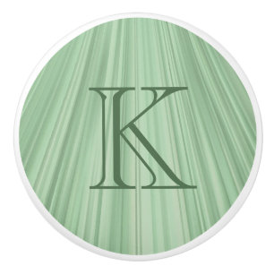Grüner Lüfter Keramikknauf