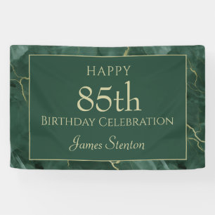 Grüner Marmor 85. Geburtstag Banner