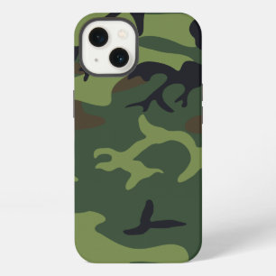 Grüner Militär Tarnanzug Wald iPhone Hülle