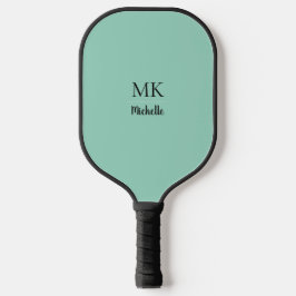 Grüner minimalistischer Pickleball-Schläger mit in Pickleball Schläger