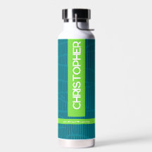 Grüner moderner Personalisierter Name