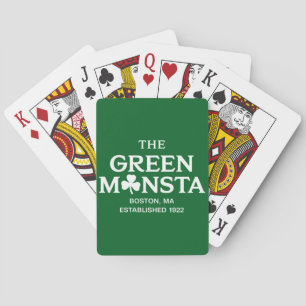 Grüner Monsta Boston Green Monstah Baseball-Gesche Spielkarten