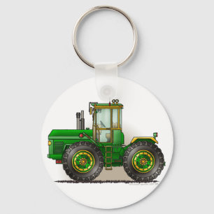 Grüner Monster-Traktor-Schlüsselketten Schlüsselanhänger