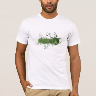 Grüner Namaste Tibetaner T-Shirt