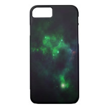 Grüner Nebelflecktelefonkasten