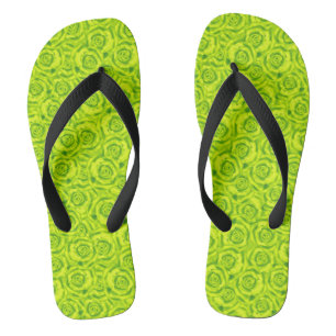Grüner Neon Flip Flops