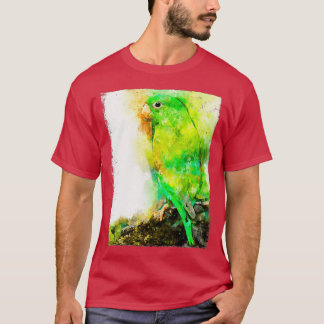 Grüner Papagei T-Shirt