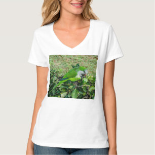Grüner Papagei T-Shirt