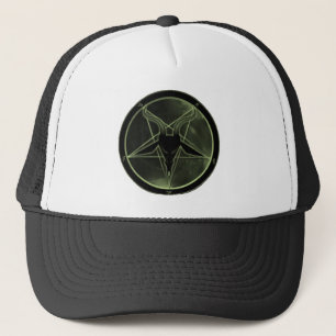 Grüner Pentagram Truckerkappe