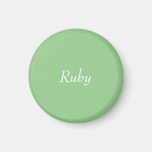 Grüner personalisierter Magnet Apples