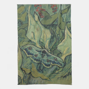 Grüner Pfau (Kaisermotte) von Vincent van Gogh Geschirrtuch