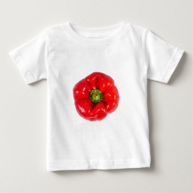 Grüner Pfeffer Baby T-shirt (Vorderseite)