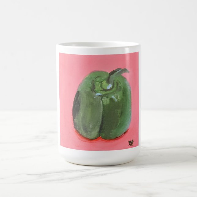Grüner Pfeffer Kaffeetasse (Mittel)