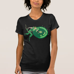 Grüner Pfeil mit Ziel 2 T-Shirt