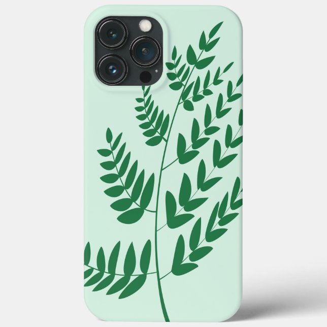 Grüner Pflanze Leaf Case-Mate iPhone Hülle (Rückseite)