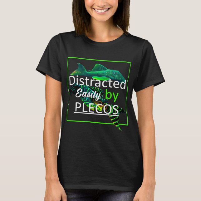Grüner Phantom Pleco T-Shirt (Vorderseite)