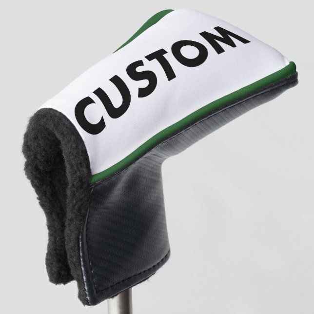 GRÜNER Piping Custom Golf Putter Kopfbedeckung Bla Headcover (3/4 Vorderseite)