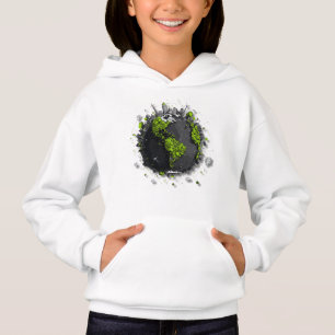 Grüner Planet Erde  Hoodie