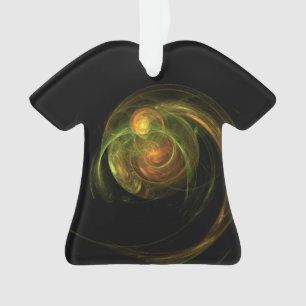 Grüner Planet Ornament