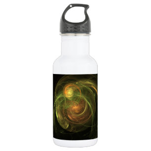 Grüner Planet Trinkflasche