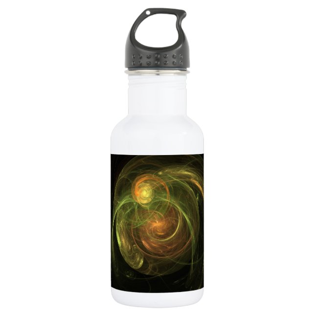 Grüner Planet Trinkflasche (Vorderseite)