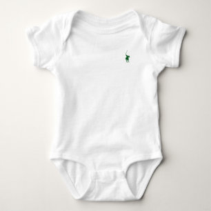 Grüner Polo-Spieler Baby Strampler