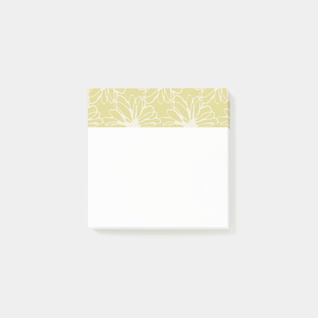Grüner Post-it-Hinweis für Lotus-Blume Post-it Klebezettel (Vorderseite)