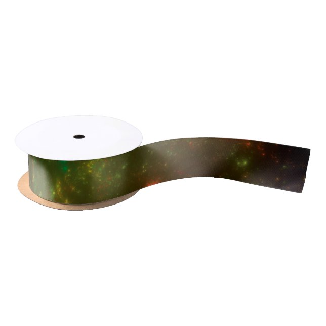 Grüner Raum Satinband (Spule)
