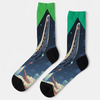 Grüner Raum Socken