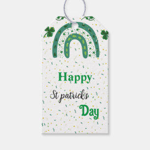 Grüner Regenbogen Happy st patrick's day Geschenkanhänger