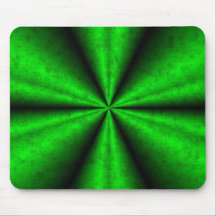 Grüner Regenbogen in Elephant Skin Leather Optik Mousepad