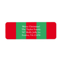 Grüner rot gestreifter Weihnachtsfarbblock