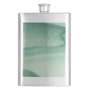 Grüner Sand Flachmann