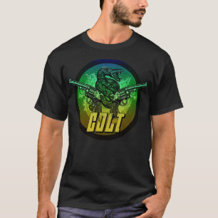 Grüner Schild für Vintage Feuerwaffen T-Shirt