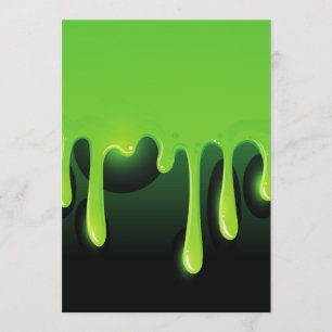 grüner Schleim Einladung