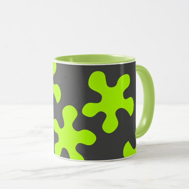 Grüner Schleimkaffee, Graukaffee Tasse (VorderseiteRechts)