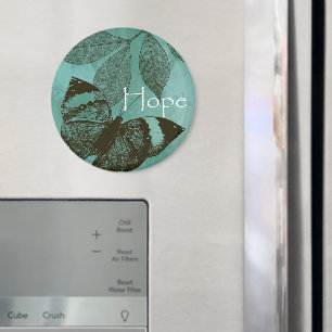 Grüner Schmetterling der Hoffnung und Inspiration Magnet