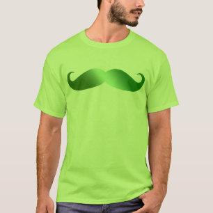 Grüner Schnurrbart-Iren-Schnurrbart T-Shirt