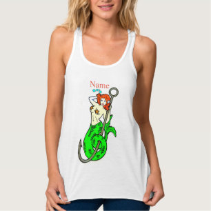 Grüner Schwanz-Sanitäter Tank Top