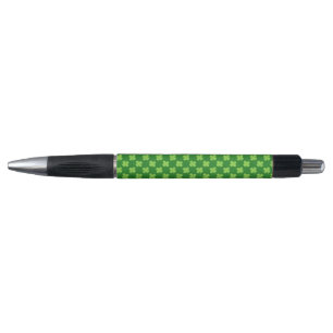 Grüner Shamrock Glitter Kugelschreiber
