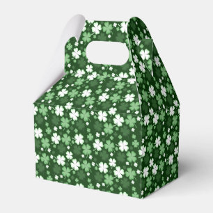 Grüner Shamrock, St. Patrick's Day Geschenkschachtel
