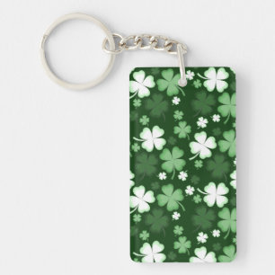 Grüner Shamrock, St. Patrick's Day Schlüsselanhänger