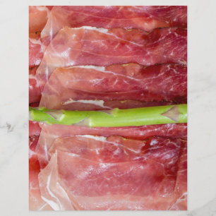Grüner Spargel mit Schinkenmakro