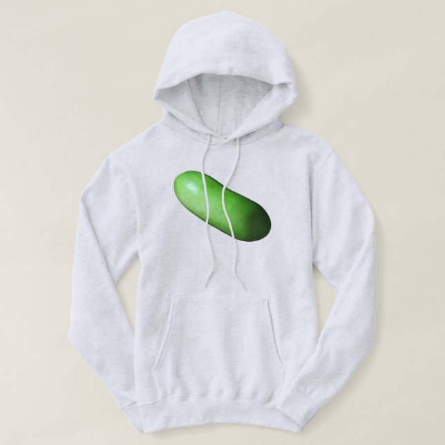Grüner Squash (Winter Melon) Hoodie (Design vorne)