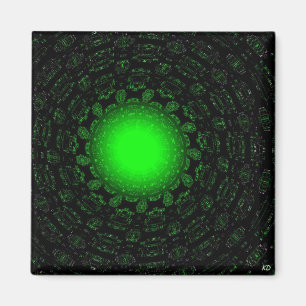 Grüner Stern-Magnet Magnet