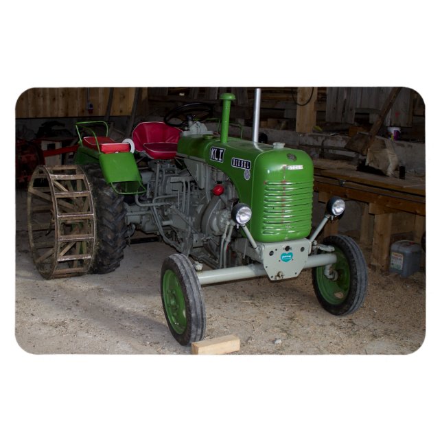 Grüner Steyr Traktor KL I Magnet (Horizontal)